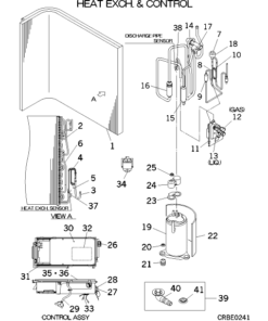 SRC50ZGX-S HEAT EXCH. AND CONTROL