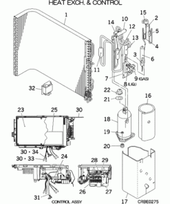 SRC50ZHX-S HEAT EXCH. AND CONTROL