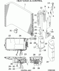 SRC50ZJ-S1 HEAT EXCH. AND CONTROL