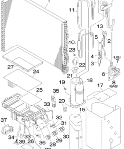 SRC50ZMA-S HEAT EXCH. AND CONTROL
