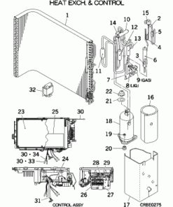 SRC60ZIX-S HEAT EXCH. AND CONTROL