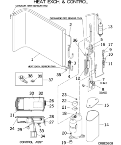 SRC71ZE-S1 HEAT EXCH. AND CONTROL