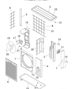 SRC80ZE-S2 PANEL AND FAN ASSY