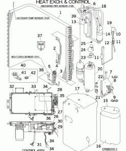 SRC80ZK-S HEAT EXCH. AND CONTROL