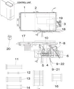 SRC92ZMA-S CONTROL AND PARTS SET
