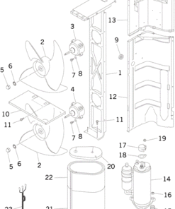 SRC92ZL-S FAN ASSY AND COMPRESSOR