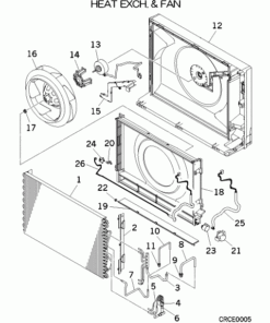SRF25ZIX-S HEAT EXCH. AND FAN