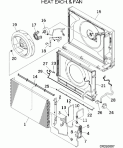 SRF35ZIX-S HEAT EXCH. AND FAN