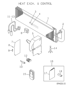 SRK09CBA HEAT EXCH. AND CONTROL