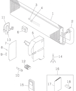 SRK09CCA HEAT EXCH. AND CONTROL