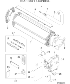 SRK10CFVA HEAT EXCH. AND CONTROL