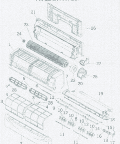 SRK10CHVA PANEL AND FAN ASSY