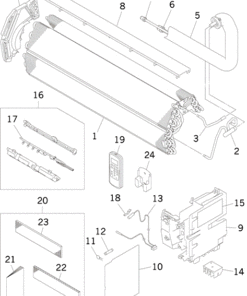 SRK10YL-S HEAT EXCH. AND CONTROL
