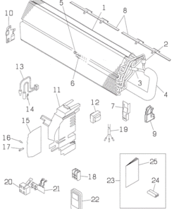 SRK12CCA HEAT EXCH. AND CONTROL