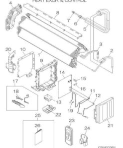 SRK20ZMP-S HEAT EXCH. AND CONTROL
