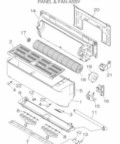 SRK20ZMP-S PANEL AND FAN ASSY