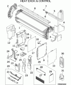 SRK20ZJ-S1 HEAT EXCH. AND CONTROL