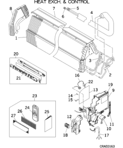SRK25ZDX-S HEAT EXCH. AND CONTROL