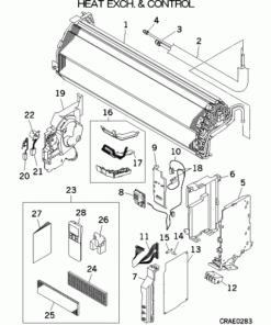 SRK25ZMXA-S HEAT EXCH. AND CONTROL
