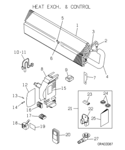 SRK35ZAA HEAT EXCH. AND CONTROL