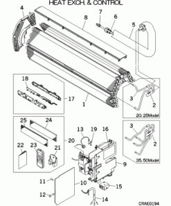 SRK35ZGA-S HEAT EXCH. AND CONTROL