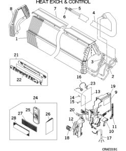 SRK35ZGX-S HEAT EXCH. AND CONTROL