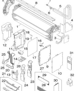 SRK35ZMA-S HEAT EXCH. AND CONTROL