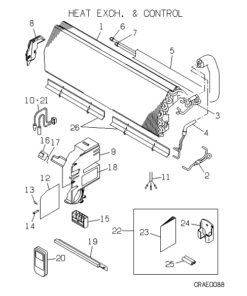 SRK50ZAA HEAT EXCH. AND CONTROL
