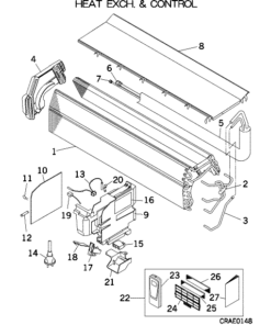 SRK50ZDA-S HEAT EXCH. AND CONTROL