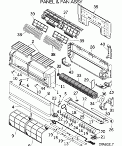 SRK50ZHX-S PANEL AND FAN ASSY