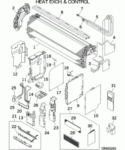 SRK50ZMA-S HEAT EXCH. AND CONTROL