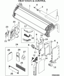 SRK50ZMXA-S HEAT EXCH. AND CONTROL