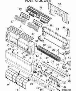 SRK50ZMXA-S PANEL AND FAN ASSY