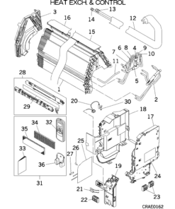 SRK71ZEA-S1 HEAT EXCH. AND CONTROL