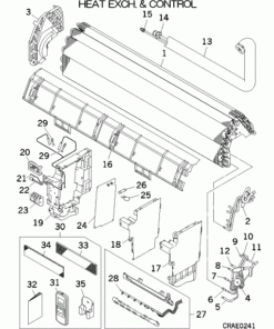 SRK80ZK-S HEAT EXCH. AND CONTROL