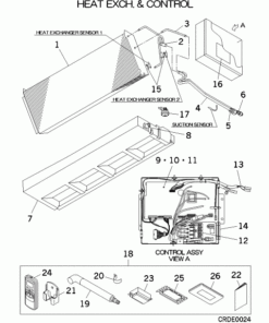 SRR25ZJ-S HEAT EXCH. AND CONTROL