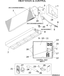 SRRM25ZF-S HEAT EXCH. AND CONTROL