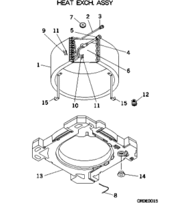 STM35ZE-S HEAT EXCH. ASSY