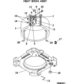STM50ZE-S HEAT EXCH. ASSY