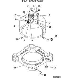 STM50ZF-S HEAT EXCH. ASSY