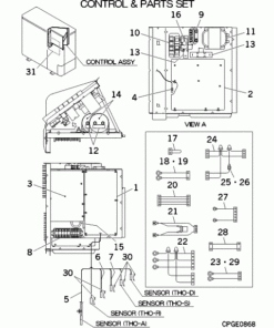 FDC140KXES6/L CONTROL AND PARTS SET