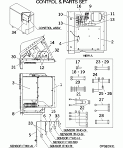 FDC140KXES6/M CONTROL AND PARTS SET