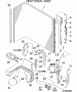 FDC155KXEN6/L HEAT EXCH. ASSY