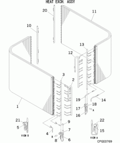 FDC450KXE6/F HEAT EXCH. ASSY