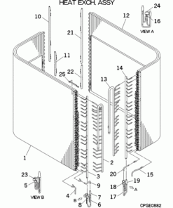 FDC680KXE6/L HEAT EXCH. ASSY