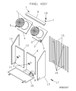 FDCJ224HKXE2D-B PANEL ASSY