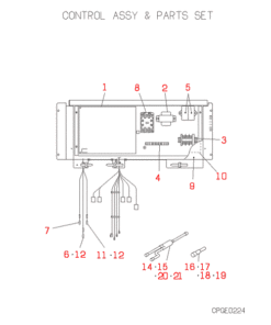 FDCJ280HKXE2-KT CONTROL AND PARTS SET