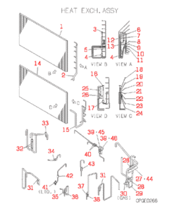 FDCJ280HKXE2B HEAT EXCH. ASSY