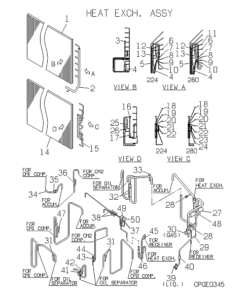 FDCJ280HKXE2D-K HEAT EXCH. ASSY