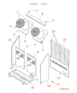 FDCP2001HKXRE2 PANEL ASSY